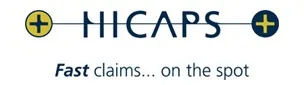 HICAPS logo, a healthcare claims and payment provider for chiropractic and chiro services